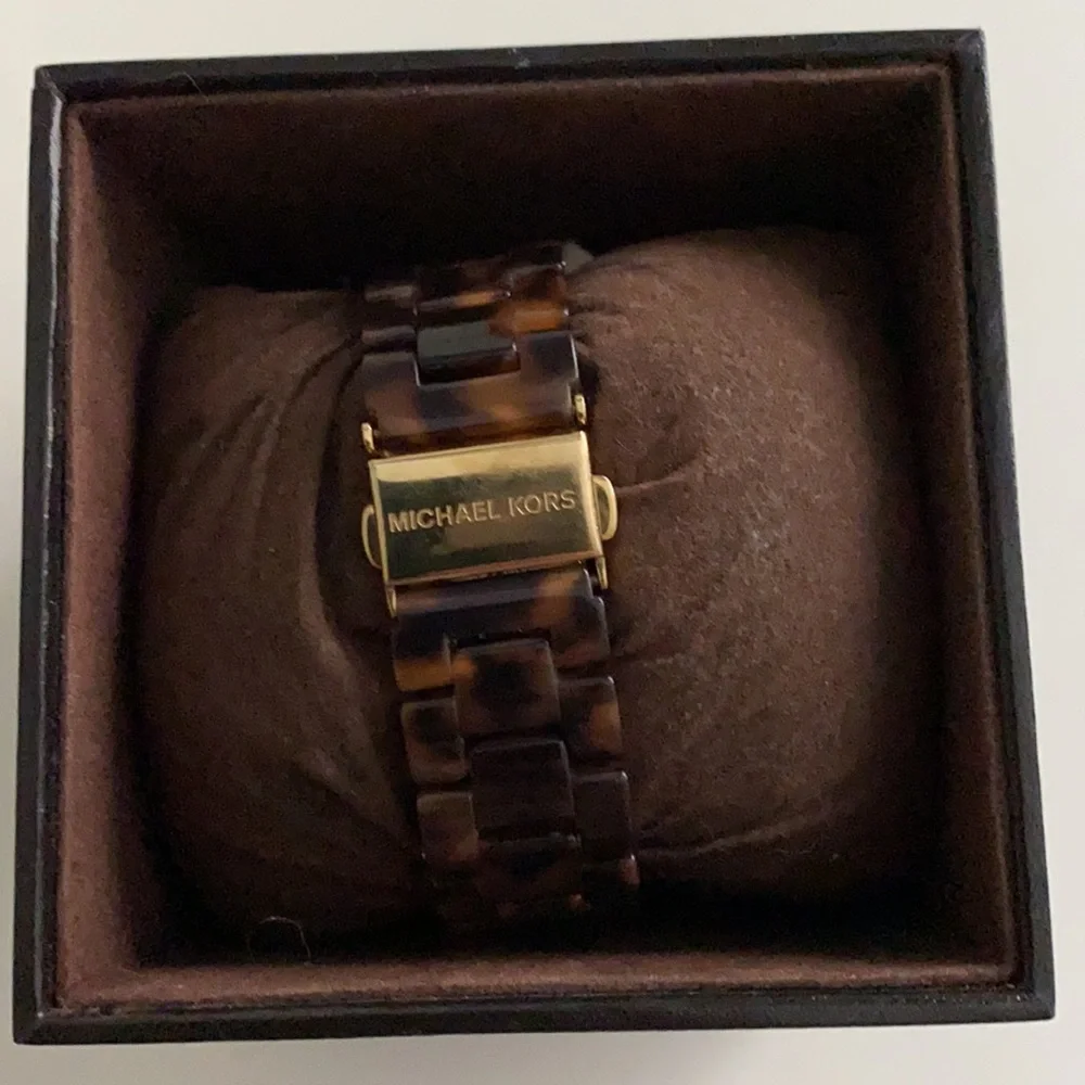MICHAEL Michael Kors Ritz Crystal Index Multi-Function Water Resistant SS Watch